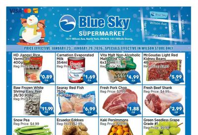Blue Sky Supermarket (North York) Flyer January 23 to 29