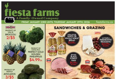 Fiesta Farms Flyer January 23 to 29