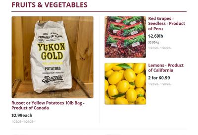 Mike Dean Local Grocer Flyer January 22 to 29