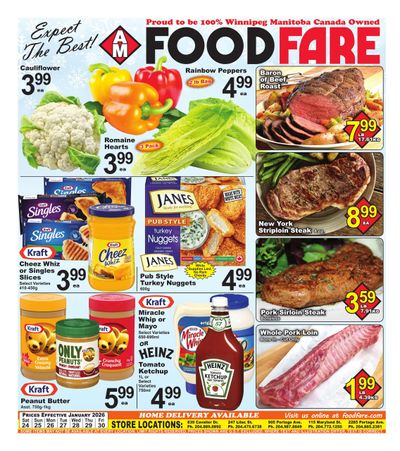 Food Fare Flyer January 24 to 30