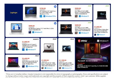 Canada Computers Flyer January 23 to 29