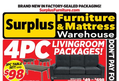 Surplus Furniture & Mattress Warehouse (Thunder Bay) Flyer January 26 to February 8