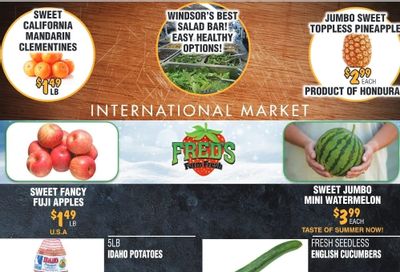 Fred's Farm Fresh Flyer January 21 to 27