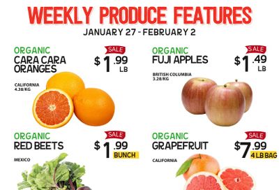 Pomme Natural Market Weekly Produce Flyer January 27 to February 2