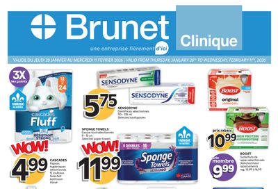 Brunet Clinique Flyer January 29 to February 11