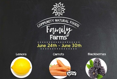 Community Natural Foods Flyer June 24 to 30