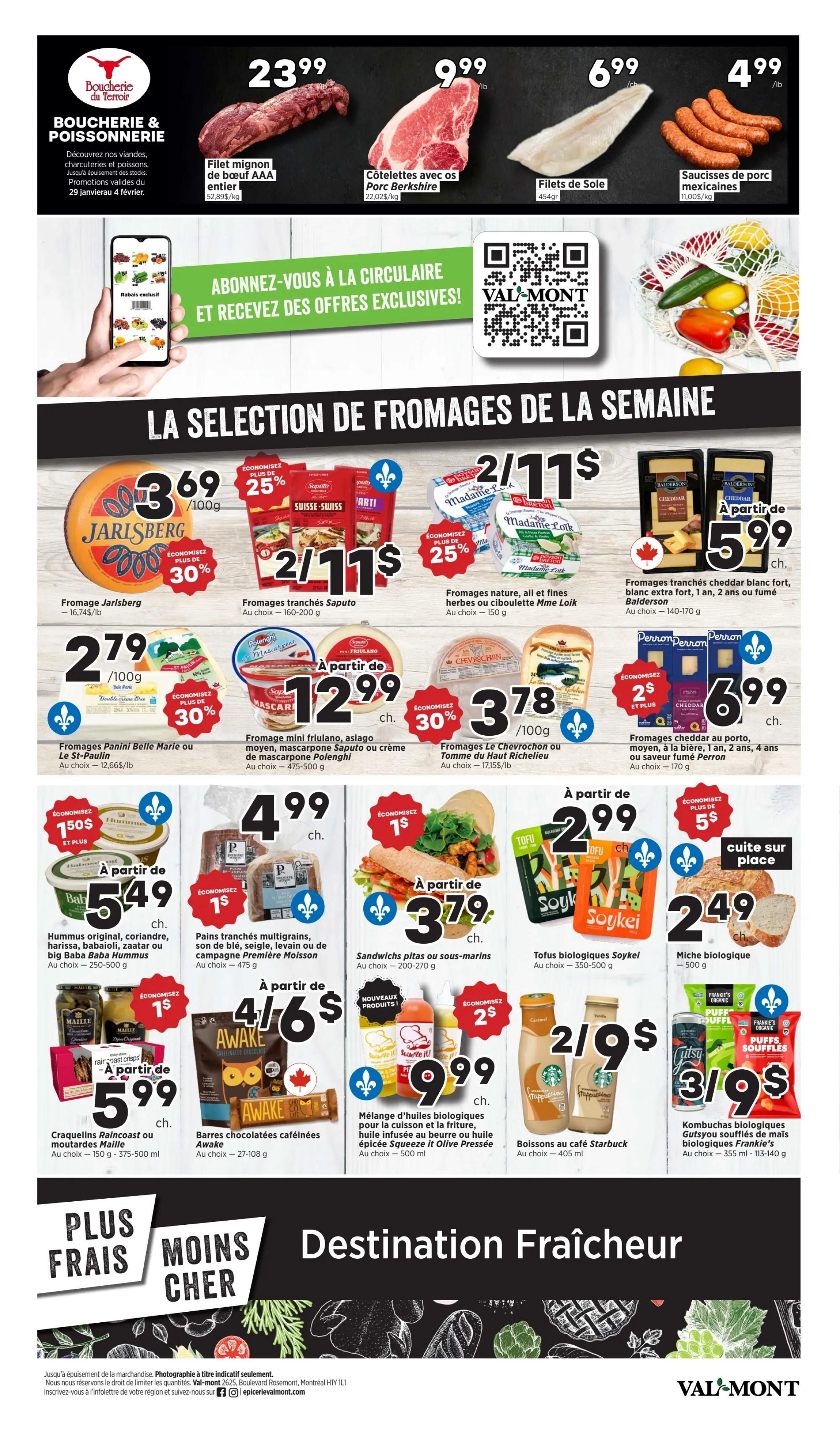 Val-Mont Flyer January 29 to February 4