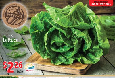 Pepper's Foods Flyer January 27 to February 2