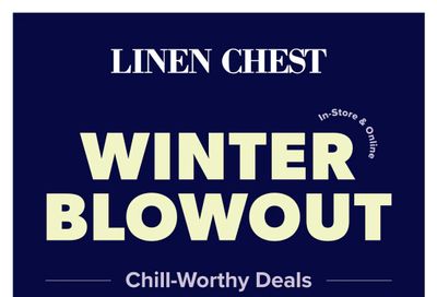 Linen Chest Flyer January 28 to February 24