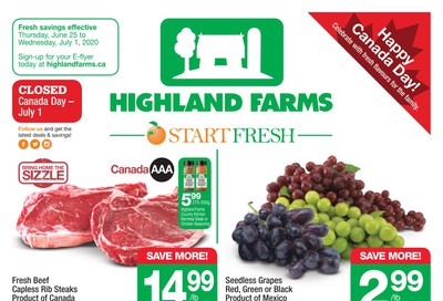 Highland Farms Flyer June 25 to July 1