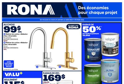 Rona & Rona+ (QC) Flyer January 29 to February 11
