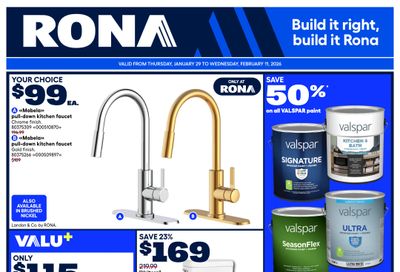 Rona & Rona+ (ON) Flyer January 29 to February 11