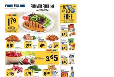 Food Lion Weekly Ad & Flyer June 24 to 30