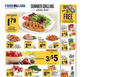 Food Lion Weekly Ad & Flyer June 24 to 30