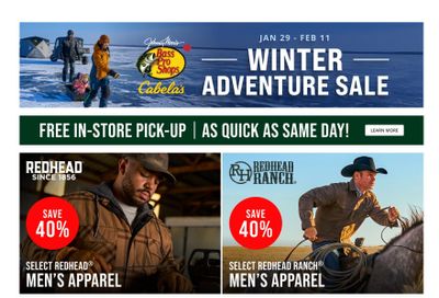 Bass Pro Shops Flyer January 29 to February 11
