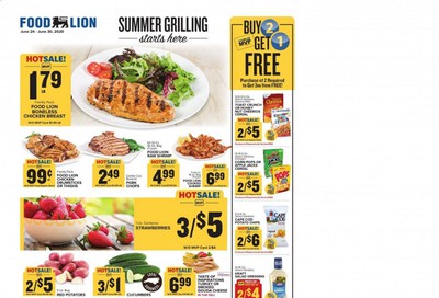 Food Lion Weekly Ad & Flyer June 24 to 30