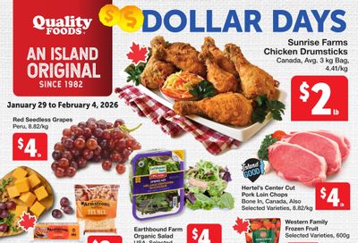 Quality Foods Flyer January 29 to February 4