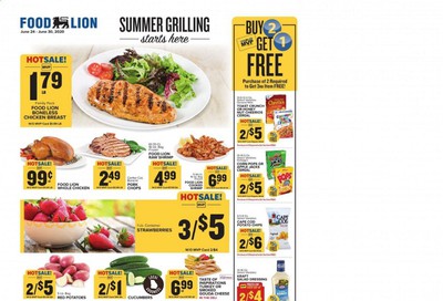 Food Lion Weekly Ad & Flyer June 24 to 30