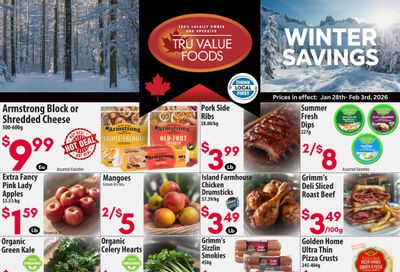Tru Value Foods Flyer January 28 to February 3
