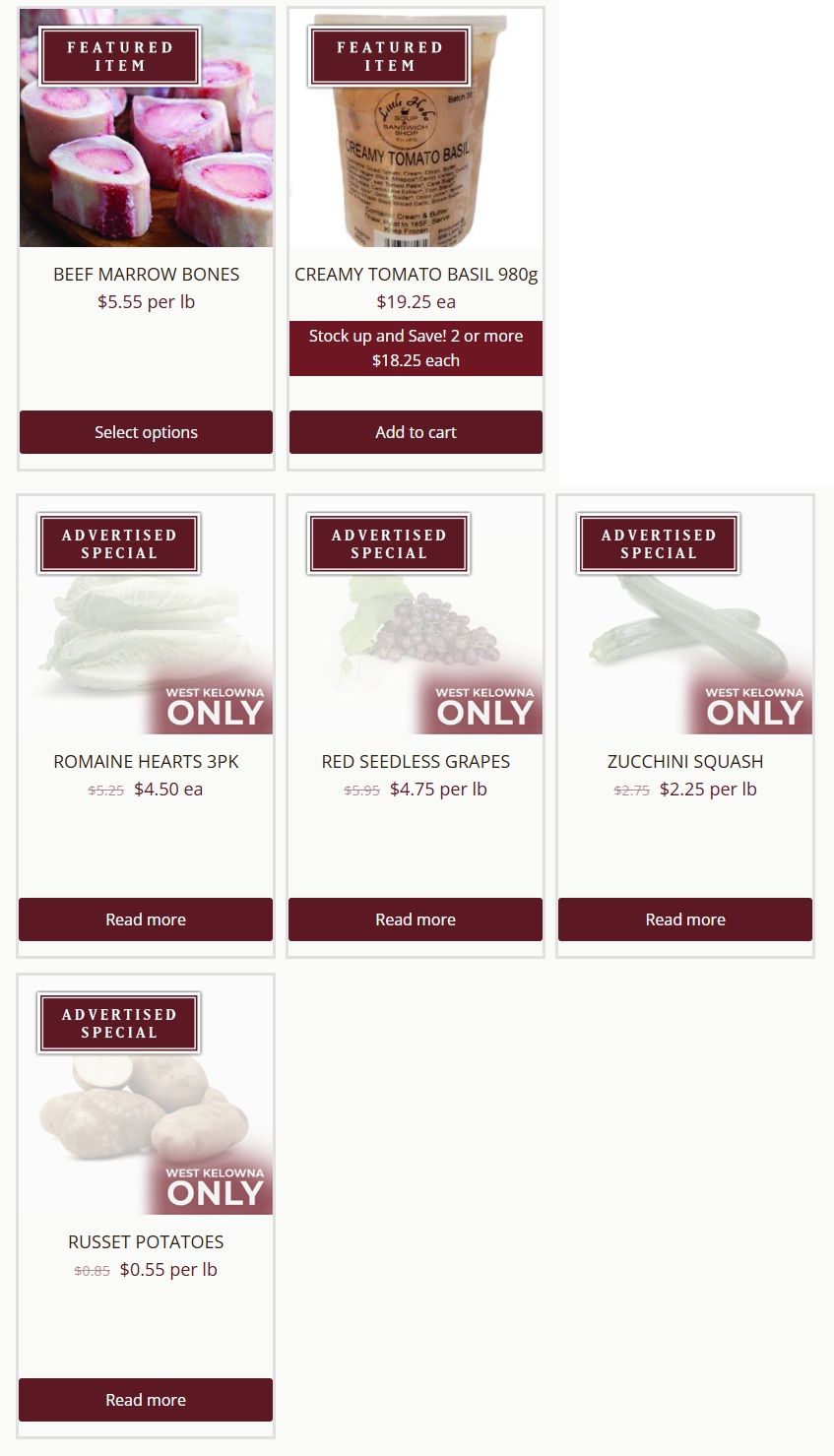 T-Bone's Flyer January 28 to February 3