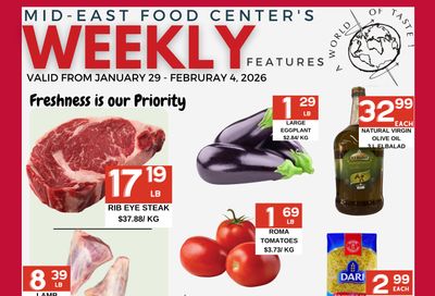 Mid-East Food Centre Flyer January 29 to February 4