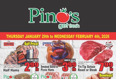 Pino's Flyer January 29 to February 4