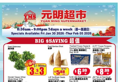 Yuan Ming Supermarket Flyer January 30 to February 5