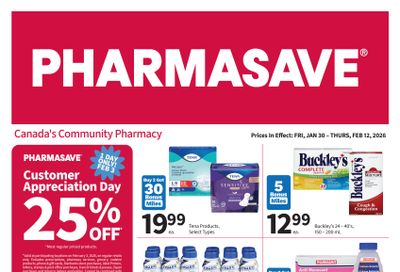 Pharmasave (Atlantic ON & West) Flyer January 30 to February 12
