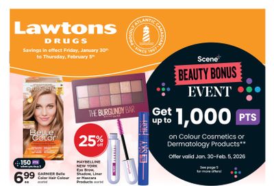 Lawtons Drugs (NB, NL, PE) Flyer January 30 to February 5