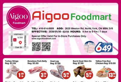 Aigoo Foodmart Flyer January 30 to February 5