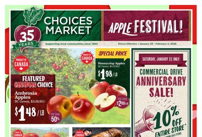 Choices Market Flyer January 29 to February 4