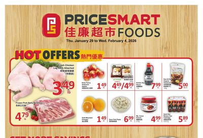 PriceSmart Foods Flyer January 29 to February 4