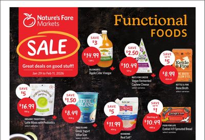 Nature's Fare Markets Flyer January 29 to February 11