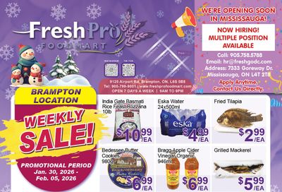 FreshPro Foodmart (Brampton) Flyer January 30 to February 5