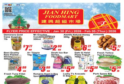 Jian Hing Foodmart (Scarborough) Flyer January 30 to February 5