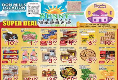 Sunny Foodmart (Don Mills) Flyer January 30 to February 5