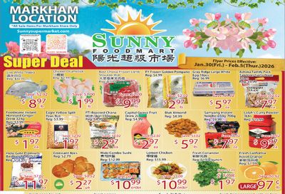 Sunny Foodmart (Markham) Flyer January 30 to February 5