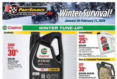 PartSource Flyer January 30 to February 11