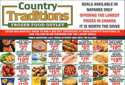 Country Traditions Flyer January 29 to February 5