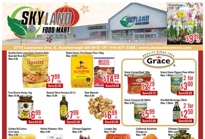 Skyland Food Mart Flyer January 30 to February 5