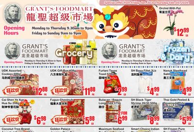Grant's Food Mart Flyer January 30 to February 5