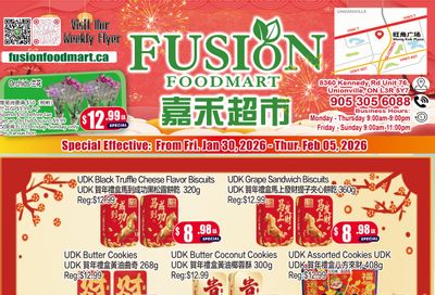 Fusion Supermarket (Unionville) Flyer January 30 to February 5