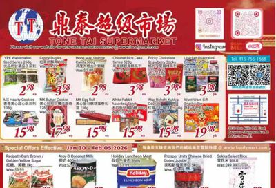 Tone Tai Supermarket Flyer January 30 to February 5