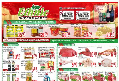 Ethnic Supermarket (Guelph) Flyer January 30 to February 5