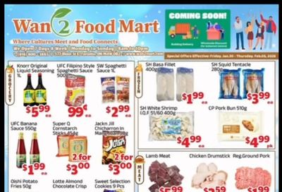 Wan 2 Food Mart Flyer January 30 to February 5