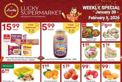 Lucky Supermarket (Surrey) Flyer January 30 to February 5