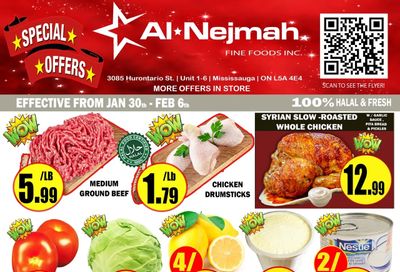 Alnejmah Fine Foods Inc. Flyer January 30 to February 5