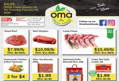 Oma Fresh Foods Flyer January 30 to February 5