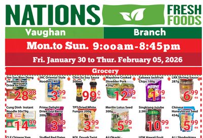 Nations Fresh Foods (Vaughan) Flyer January 30 to February 5