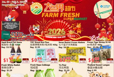 Farm Fresh Supermarket Flyer January 30 to February 5